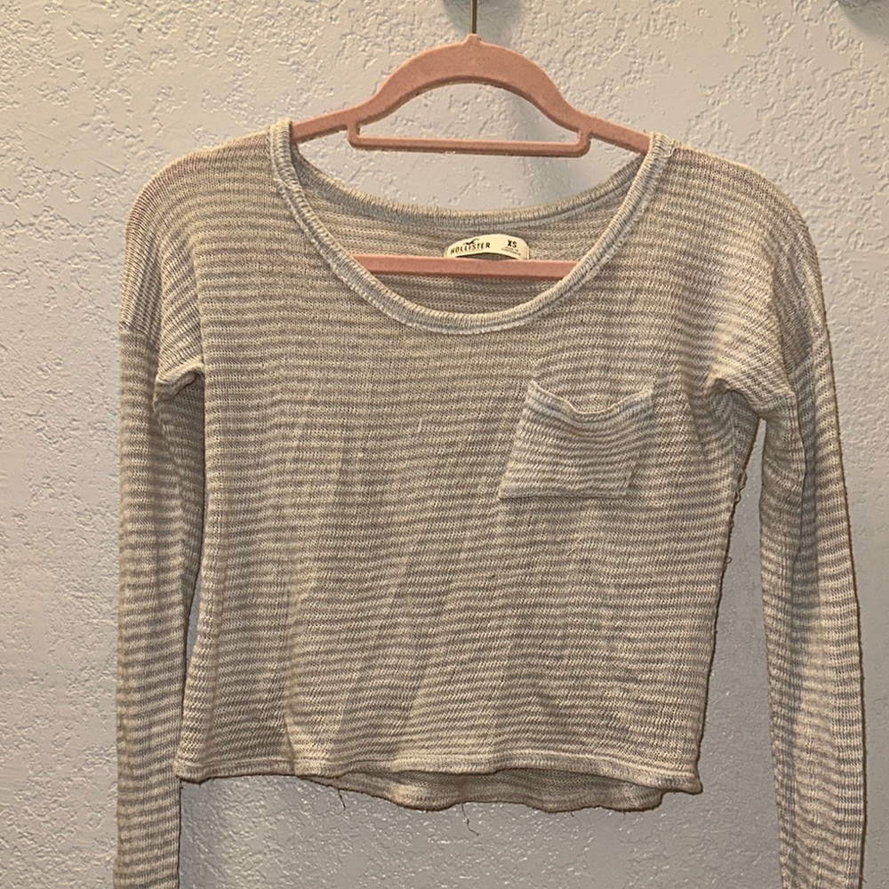 Hollister cropped sweater